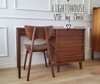 Sold!! Mid-Century Modern Desk and Chair Set!