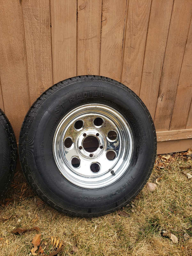 14 inch trailer wheels and tires  in Tires & Rims in Prince Albert - Image 3
