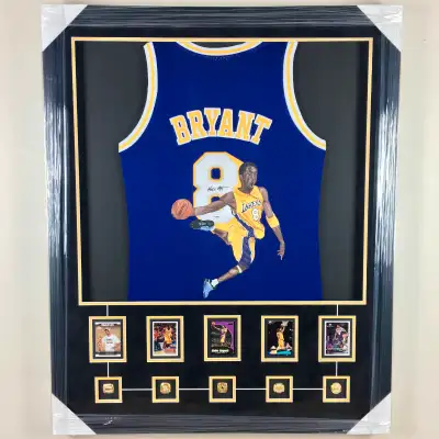 Kobe Bryant autographed Lakers jersey Exquisitely hand painted by a local artist Autograph authentic...