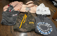 Various Brand Hoodies sizes Small-Large- Men/Youth