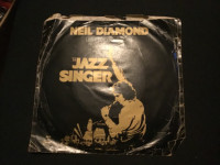 45 tours / 45 RPM Neil Diamond “Love on the rocks”  Jazz Singer