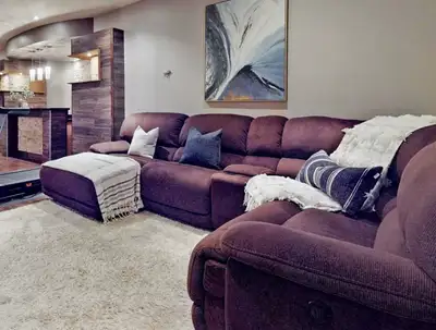 Large L-Shaped Power Reclining Sectional Sofa 5-Seat Down Filled, View more