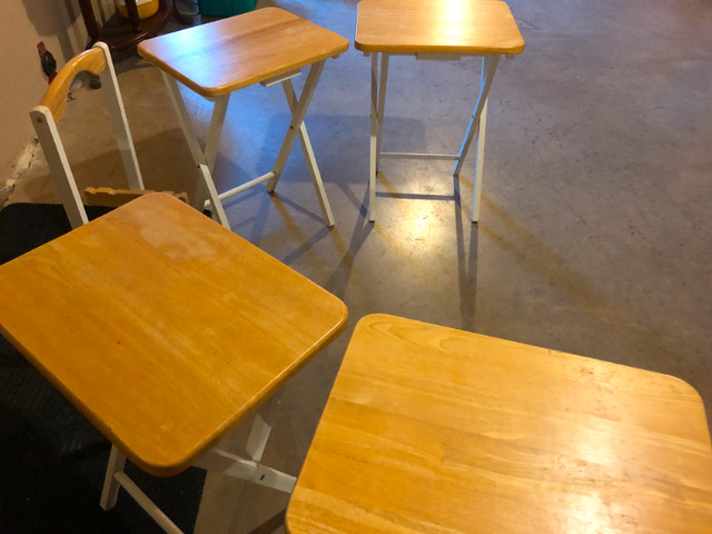 Folding TV Tray/Laptop/Side/End Table Set in Other Tables in Moncton - Image 3