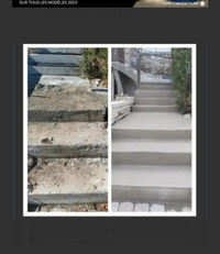 Reparation escalier resurfaçage crepis 4384580354