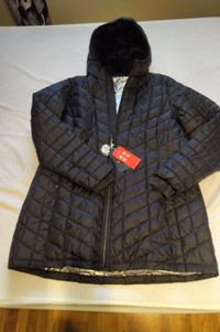 Long Women's Puffer Coat with hood by 33,000ft