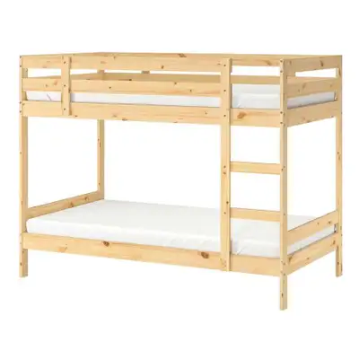 Lit simple 2 étages, Ikea Mydal, View more