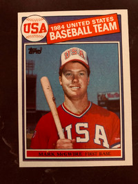 1985 Topps # 401 Mark McGwire Rookie Baseball Card