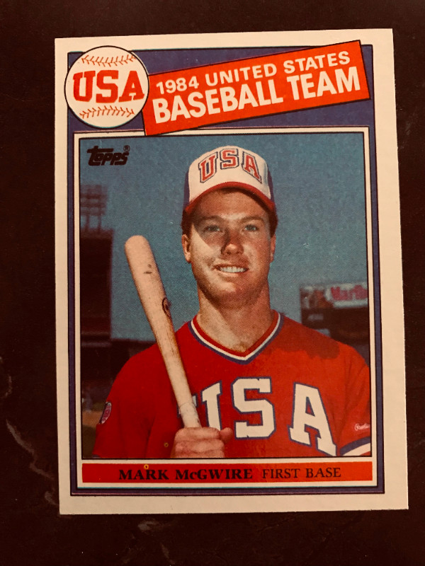 1985 Topps # 401 Mark McGwire Rookie Baseball Card in Arts & Collectibles in Woodstock