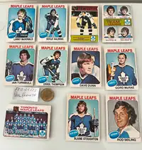 Toronto Maple Leaf OPC 1975-74 Hockey Cards (11)