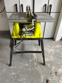 Ryobi 10” table saw