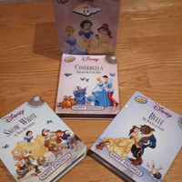 Disney Princess 3  Books with read-along CD (Hardcover)