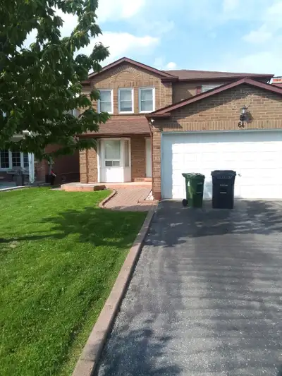 4 bed 2.5 bath main floor of house for rent immediately