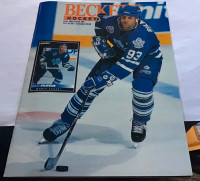 Toronto Maple Doug Gilmour 1993 Magazine +10 Leafs Insert Cards