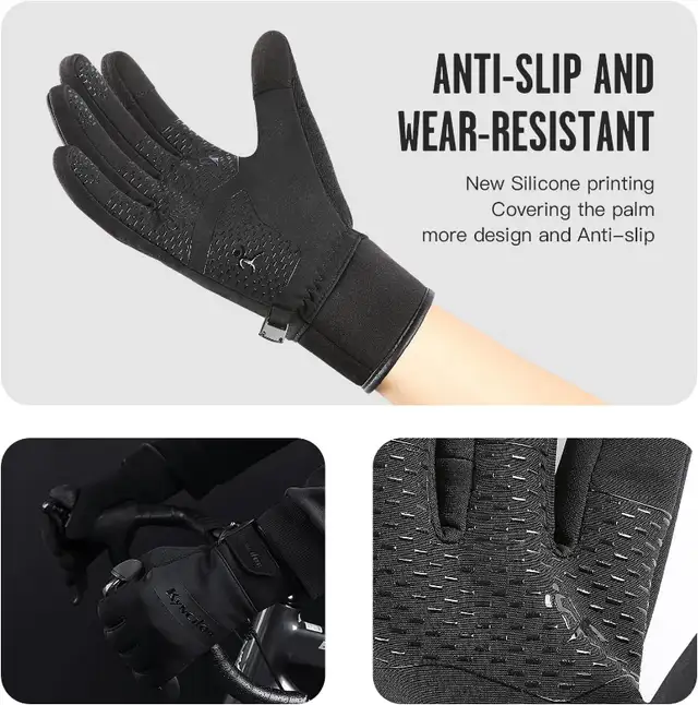 Winter Ski Skate Sport Gloves Waterproof For Men Women Warm Snow in Ski in Ottawa - Image 5