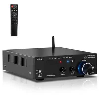 Amplifier Stereo Bluetooth 5.3 Power Amplifier,TPA3116 Dual Chan, View more