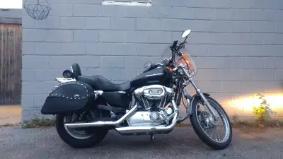 Carbureted 1200cc, 4.5gal tank. Screaming Eagle exhaust, New Yuasa Battery, Saddlemen bags, Mustang...