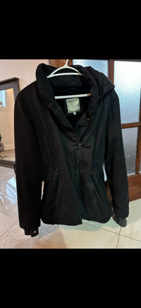Manteau chaud noir (L) pour femme - Bench