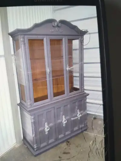 Newly Painted DISPLAY CABINET, View more