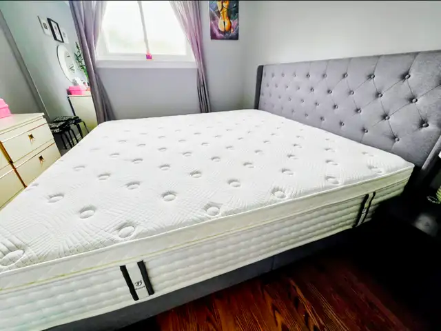 Free Bedframe with BedStory King Mattress Purchase! in Beds & Mattresses in City of Toronto - Image 2