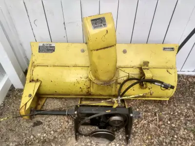 G049 snowblower for John Deere 300 series garden tractors, View more