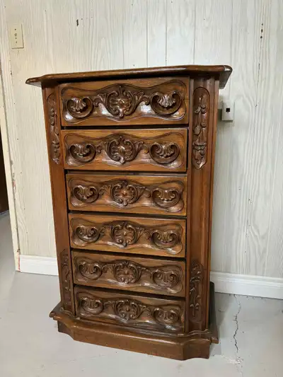 teak dresser . Free delivery, View more