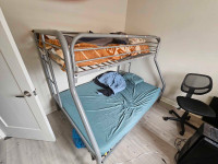 bunk bed  and chair