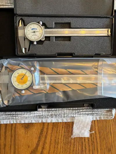 Multiple measuring devises/precision tools for sale. 4” vernier ($20) New 6” vernier ($ 40) New Edge...