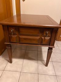 Oak colour coffee table/ end table 