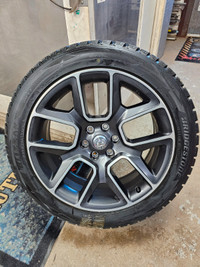 2019 Dodge Ram 22" Rims with Blizzaks. Like New