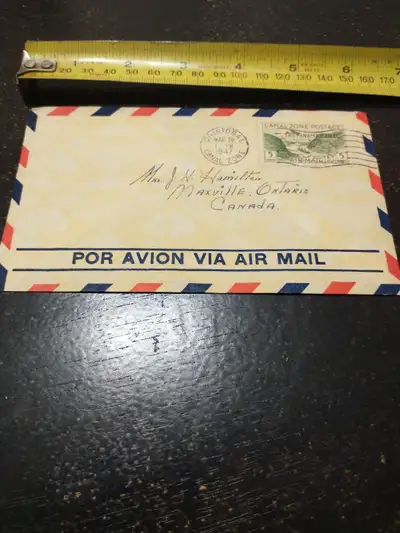 Rare! Via Grace Line (freighter service). Box 5. In the 2016 census, Maxville had a population of 81...