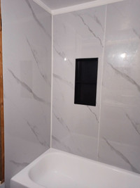 4x8ft wall panels marble porcelain look waterproof bathroom use
