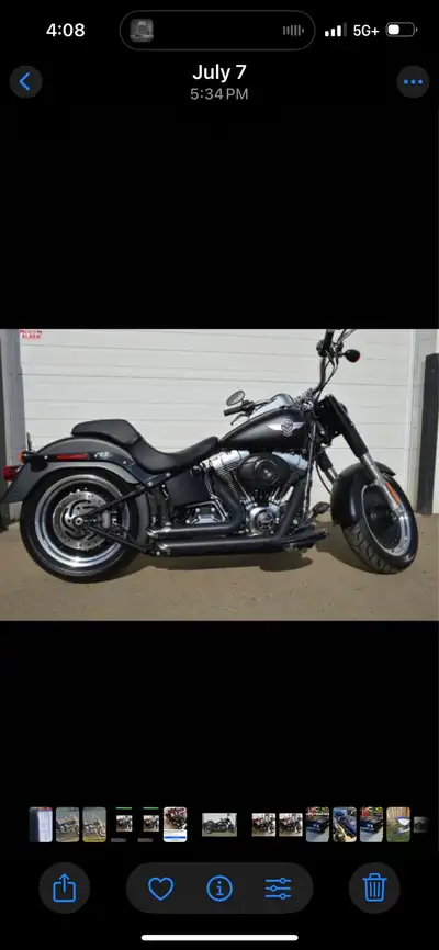 2014 fat boy Harley Davidson 103 cubic Inch (1687cc) Bike is in showroom condition , no scratches al...