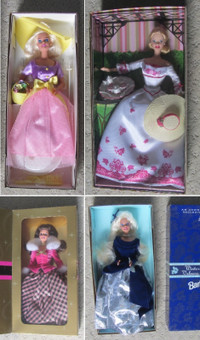 Avon, Bedding, Vintage Avon Barbie In The City Woven Tapestry Throw  Blanket Brunette