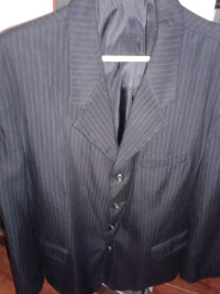 Men's pinstripe suit blazer (chest 46 inches) *$25 or best offer