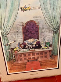 The Executive By Gary Patterson Print 11”X14” Picture Cartoon Bo