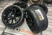22" BMW X5 Staggered Wheels 5x120 & Tires - BMW X5, BMW X6