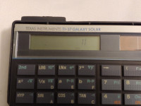 Vintage - 1985 - TI-37 Galaxy Solar Calculator w/Case