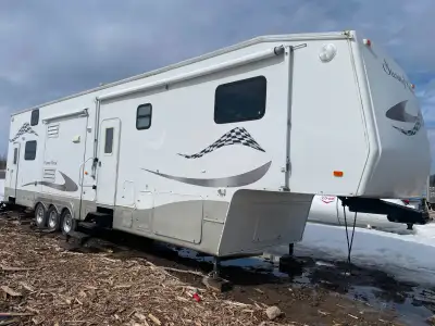 2008 Sunnybrook Titan 391 Toy Hauler – Ready for Adventure! Titan 391KSURV – a spacious, well-built...