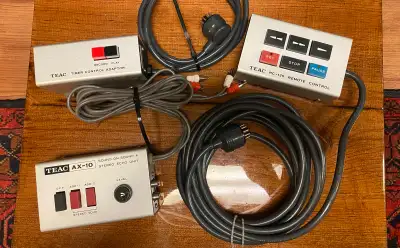 TEAC AX-10 Timer Control Adaptor and RC-120 Remote, View more