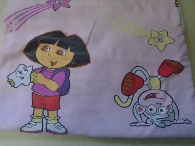 Dora Single Sheet $7. From smoke free, cat free home