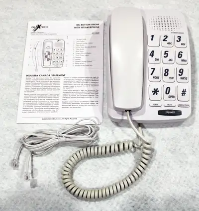 NEXTECH LARGE-BUTTON LANDLINE PHONE, View more
