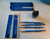 Mechanical pencils and sharpener