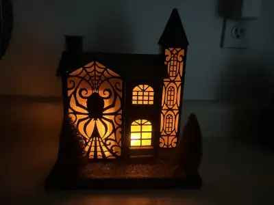 Haunted House Light-Up Decoration, View more