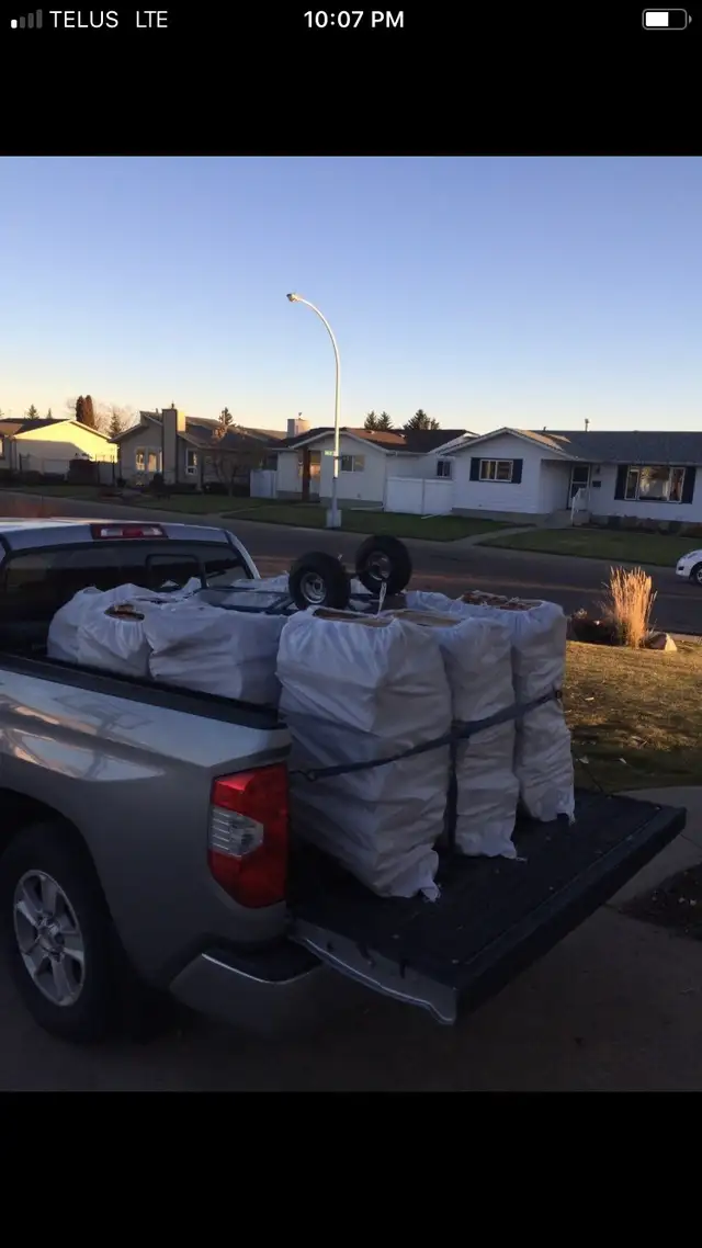 Truckload Dry Pine Firewood(8HugeBags)+Kindle+Free Delivery$280