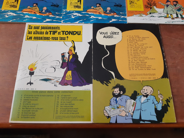 Tif et Tondu Bandes dessinées BD Lot de 8 bd à vendre  in Comics & Graphic Novels in Laurentides - Image 4