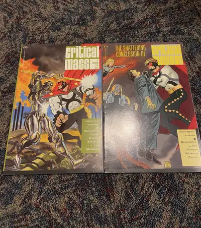 Critical Mass A Shadowline Saga #4 & 7 1990 Marvel Epic Comics, View more