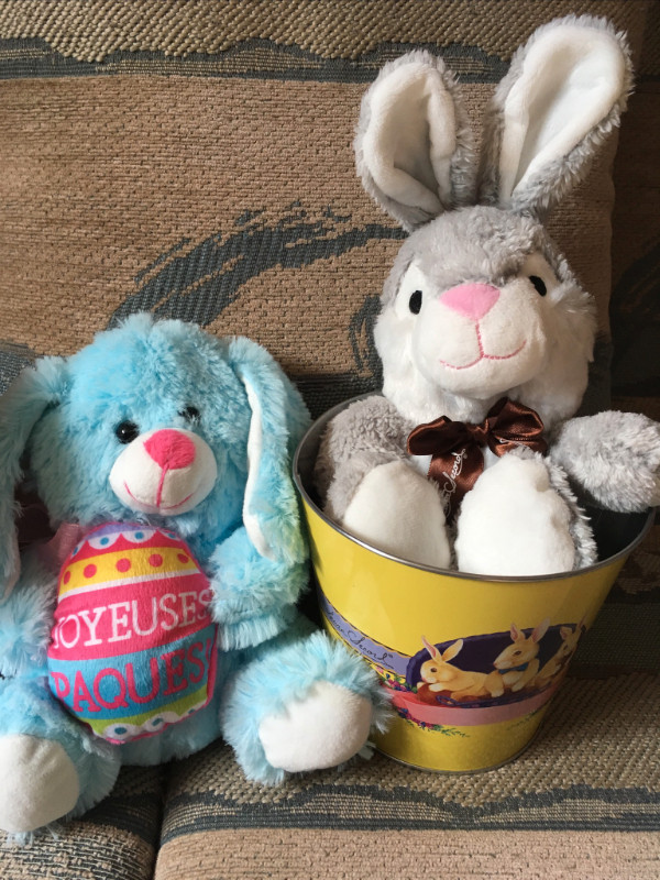 Toutous peluche de lapins Pâques - Easter plush bunny dans Jouets et jeux  à Ville de Montréal - Image 4