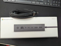 Microsoft Surface Dock 2 + Usb c to HDMI cables