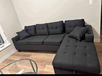 4-Seater Sofa with Reversible Chaise - Free Shipping Included