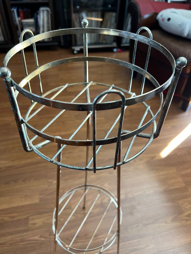 Vintage Mid Century Modern Metal Brass Plant Stand  in Other in Edmonton